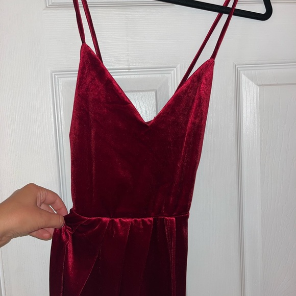 🔥 BRAND NEW 🔥 K TOO SEXY RED VELVET DRESS - size small - Picture 4 of 6